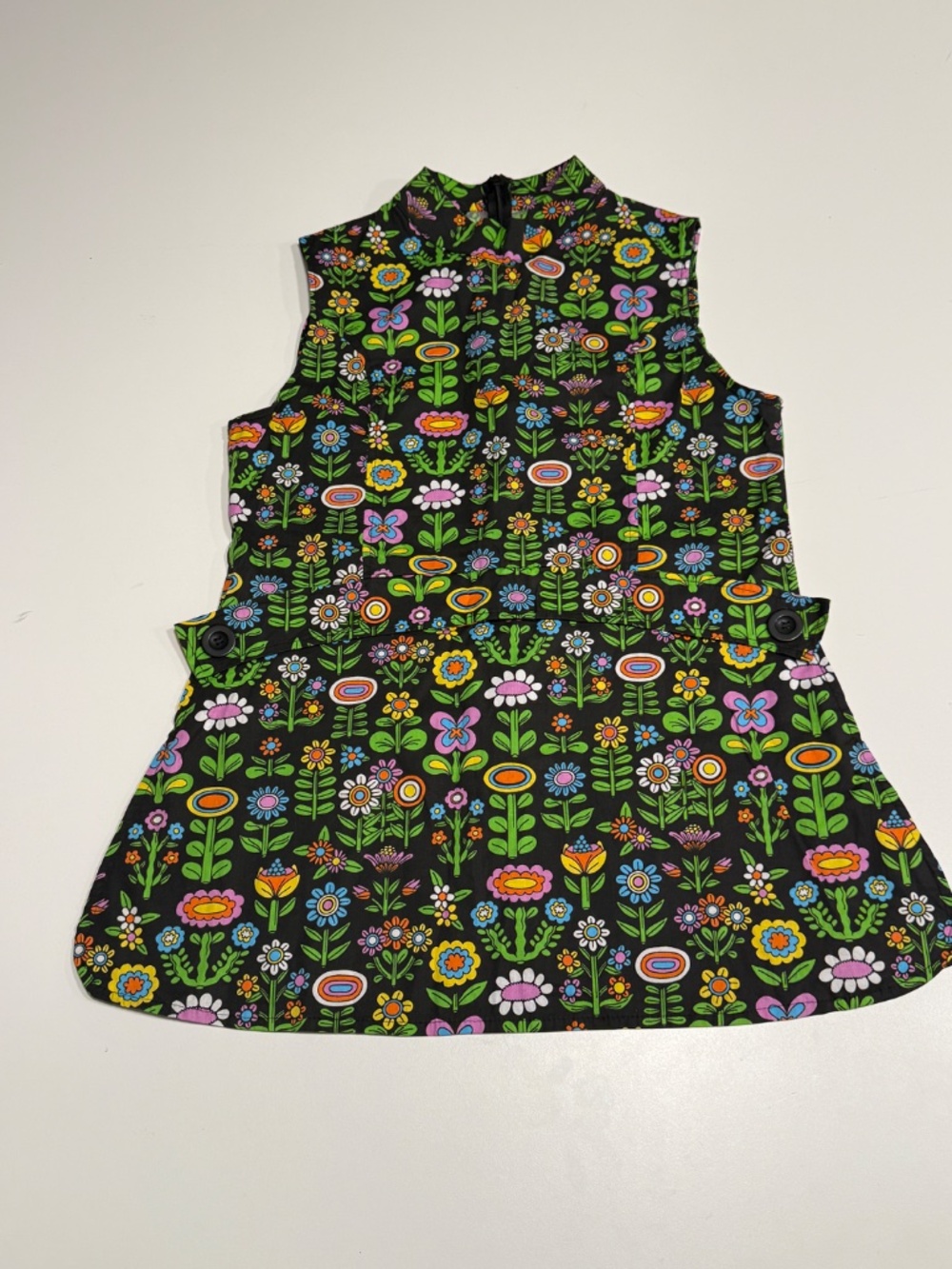 Nooworks Awesome Blossom Print, Sleeveless Tunic, Size Small - Picture 8 of 14